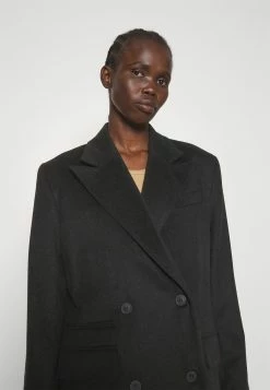 Materiel Maxi Coat Slits - Mantel - Deep Brown -ONLY shop 3d4b1f5222514c1e85ca0d569608dc41