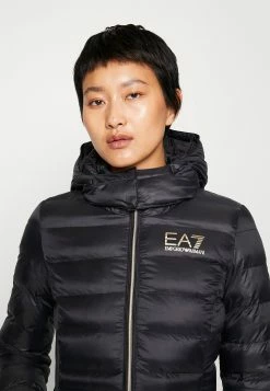 EA7 Emporio Armani Caban Coat - Winterjas - Black -ONLY shop 3de056e0ca5845fea73a6be35de430de