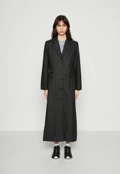 WEEKDAY Cassis Coat - Trenchcoat - Black