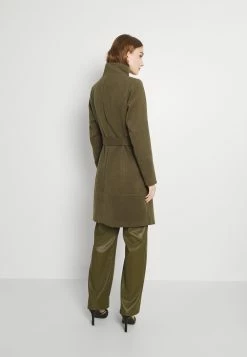 Vila Vipoku High Neck Coat - Mantel - Dark Olive -ONLY shop 401c4fc92f6142be9d93fad7ca0544ba