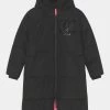 Juicy Couture Longline Coat - Winterjas - Black -ONLY shop 409fbfdaff184476909d619b6b5f3455