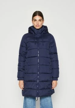 GAP Long Puffer Coat - Winterjas - Navy