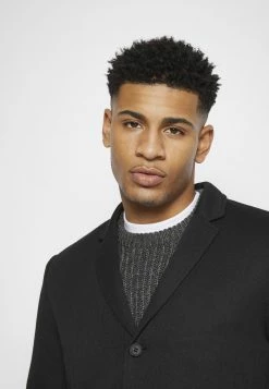 Only & Sons Onsjulian King Coat - Mantel - Black -ONLY shop 44654ee458d34904861ee46fc38ff08f