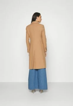 Forever New Mila Longline Button Coat - Mantel - Camel -ONLY shop 4790517da3304b77a68c1a8d449bf027