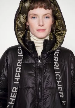 Herrlicher Tola Coat Reversible- Winterjas - Black -ONLY shop 49515319c6484819b30fbfdf3730c065