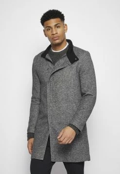 Only & Sons Onsoscar King Coat- Mantel - Dark Grey Melange -ONLY shop 51f7a040d2d44dc283ae1b08e5685009