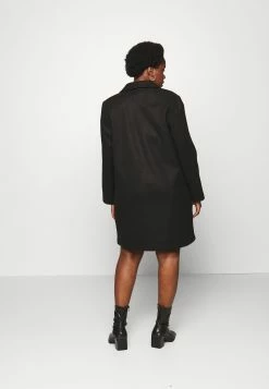 Vero Moda Curve Vmcpop Coat - Mantel - Black -ONLY shop 539180074fe9457381013d2ed70b7c1a