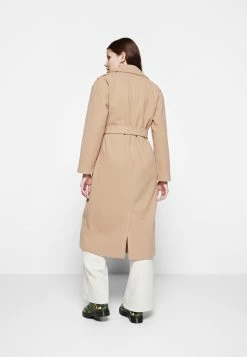 ONLY Onlnewemma Long Coat - Mantel - Beige -ONLY shop 53d9bd88362c4ad9bb1546748e360cc2