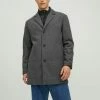 JACK&JONES Premium Jjtommy Insert Coat - Mantel - Grey Melange