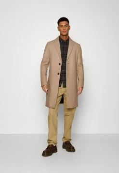 Stretch Comfort Coat - Mantel - Light Camel -ONLY shop 55575e45eae44a129d1f528f925cca35