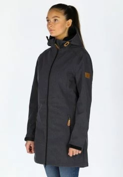 Softshell Coat W - Halflange Jas - Grey Melange -ONLY shop 573314e6583b4bd1973c5555d7f3d67a