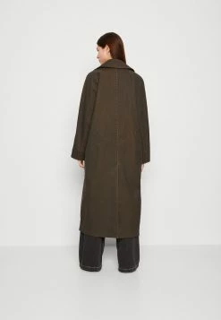 WEEKDAY Ezra Coat - Trenchcoat - Brown -ONLY shop 57743dbc7a574cb98ed5ba82cfccd9d3