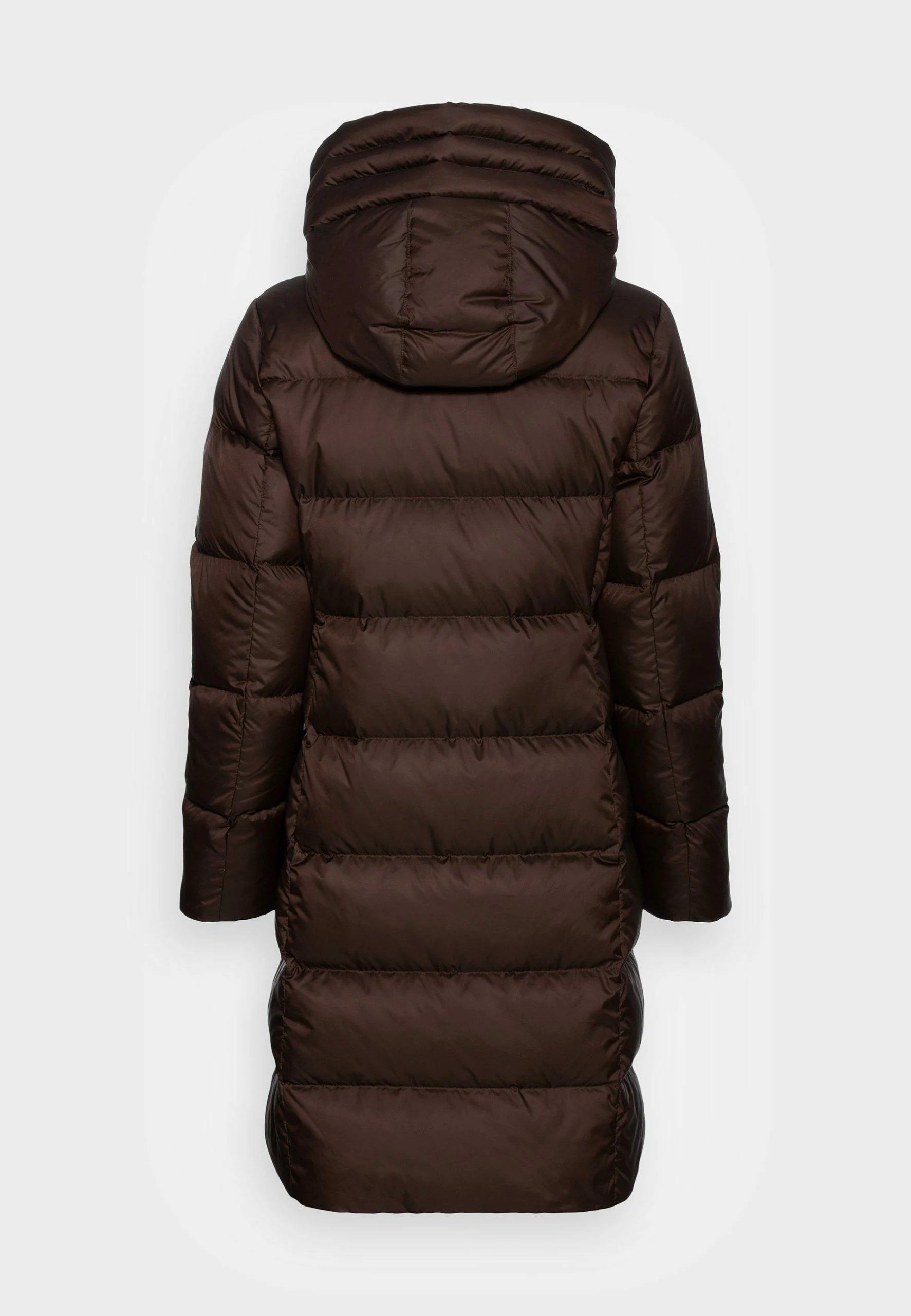 Marc O'Polo Coat Long Fix Hood With Drawstring Long Zipper - Donsjas - Hickory Brown 4 Marc O'Polo Coat Long Fix Hood With Drawstring Long Zipper - Donsjas - Hickory Brown - Afbeelding 2