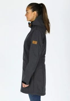 Softshell Coat W - Halflange Jas - Grey Melange -ONLY shop 5a72bfbffd34487ea20814e6598ac733