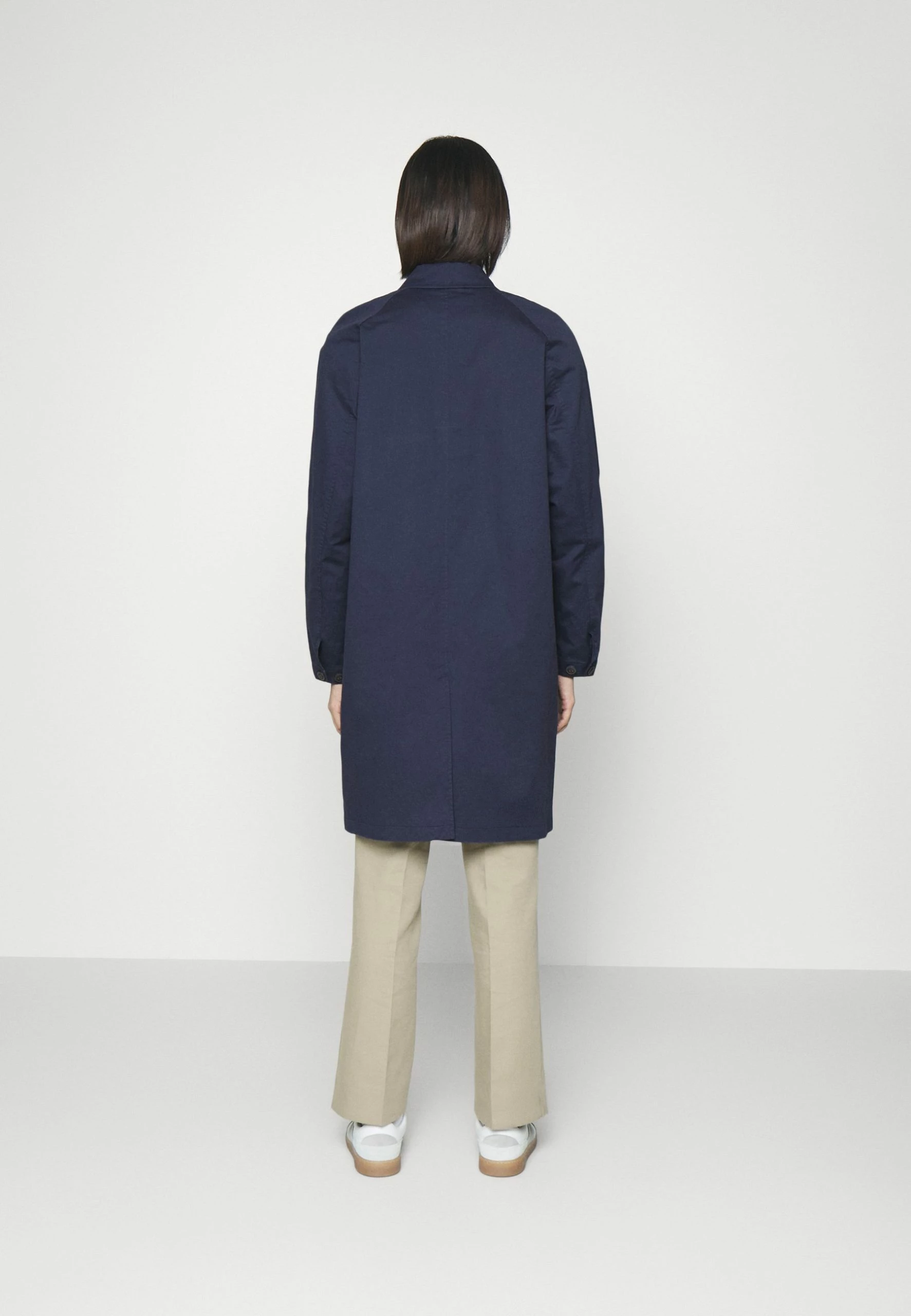 Les Deux Nathan Coat - Trenchcoat - Dark Navy 5 Les Deux Nathan Coat - Trenchcoat - Dark Navy - Afbeelding 3