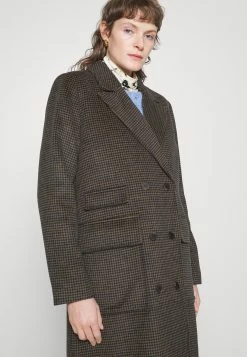 Selected Femme Slfkatrine Check Coat - Mantel - Toasted Coconut -ONLY shop 6047665e98a7413eb923408b99e5815e