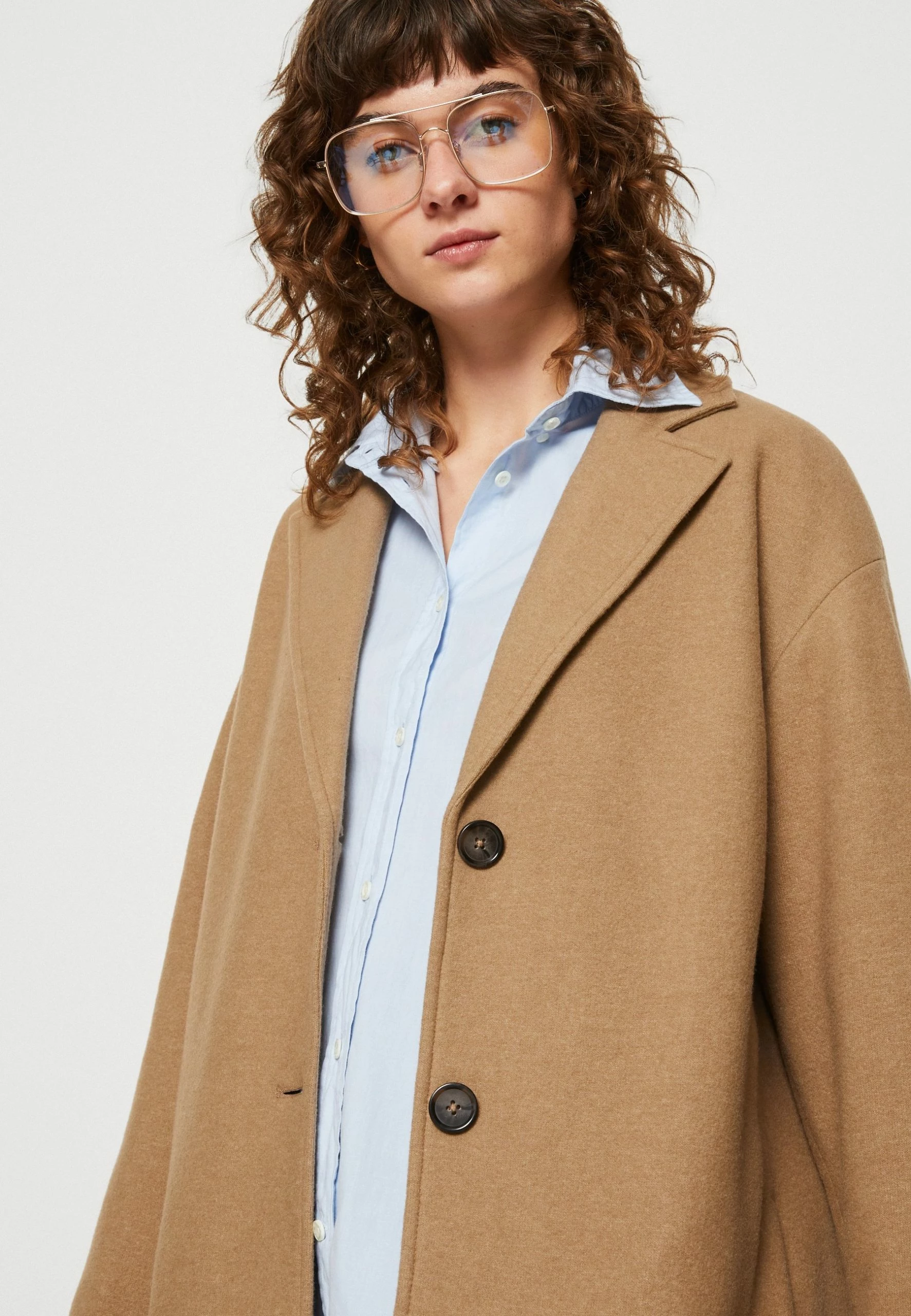 Marc O'Polo Coat Single Breasted Lapel Collar Half Lining - Mantel - Dusty Earth 6 Marc O'Polo Coat Single Breasted Lapel Collar Half Lining - Mantel - Dusty Earth - Afbeelding 4