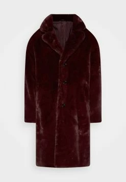 WEEKDAY Albin Coat Unisex - Winterjas - Deep Winered -ONLY shop 62f9b6a7fc144f90a68aad8e6181f7fc