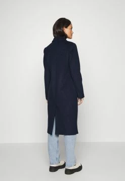 Modström Odelia Long Coat - Mantel - Navy Sky -ONLY shop 63ce14d59bec48d49c91bef0855c45c0