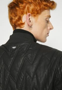 Antony Morato Coat Regular Fit In Compound Fabric CrumpledEffect With Eco Padding Sorona Aura - Leren Jas - Black -ONLY shop 63e91a320c1f4c20ac9dc350d83ed286