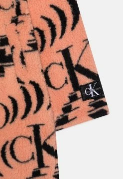 Calvin Klein Jeans Monogram Teddy Coat - Fleecejas - Pink -ONLY shop 6590d4e2ea5f4336a162c670476dbd49