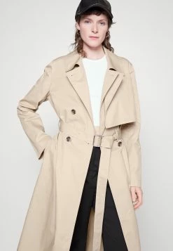 Calvin Klein Trench Coat - Trenchcoat - Pastel Sand -ONLY shop 66ddb895f0a44bb59509ac4920e9b124