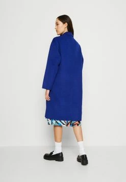 Scotch & Soda Double Breasted Coat - Mantel - Bright Blue Melange -ONLY shop 680b11876b5744b8b967e453430c3d98