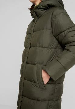 ONLY Onlcammie Long Quilted Coat - Winterjas - Forest Night -ONLY shop 68347e5d55ee47ca908d604ce9368f2d