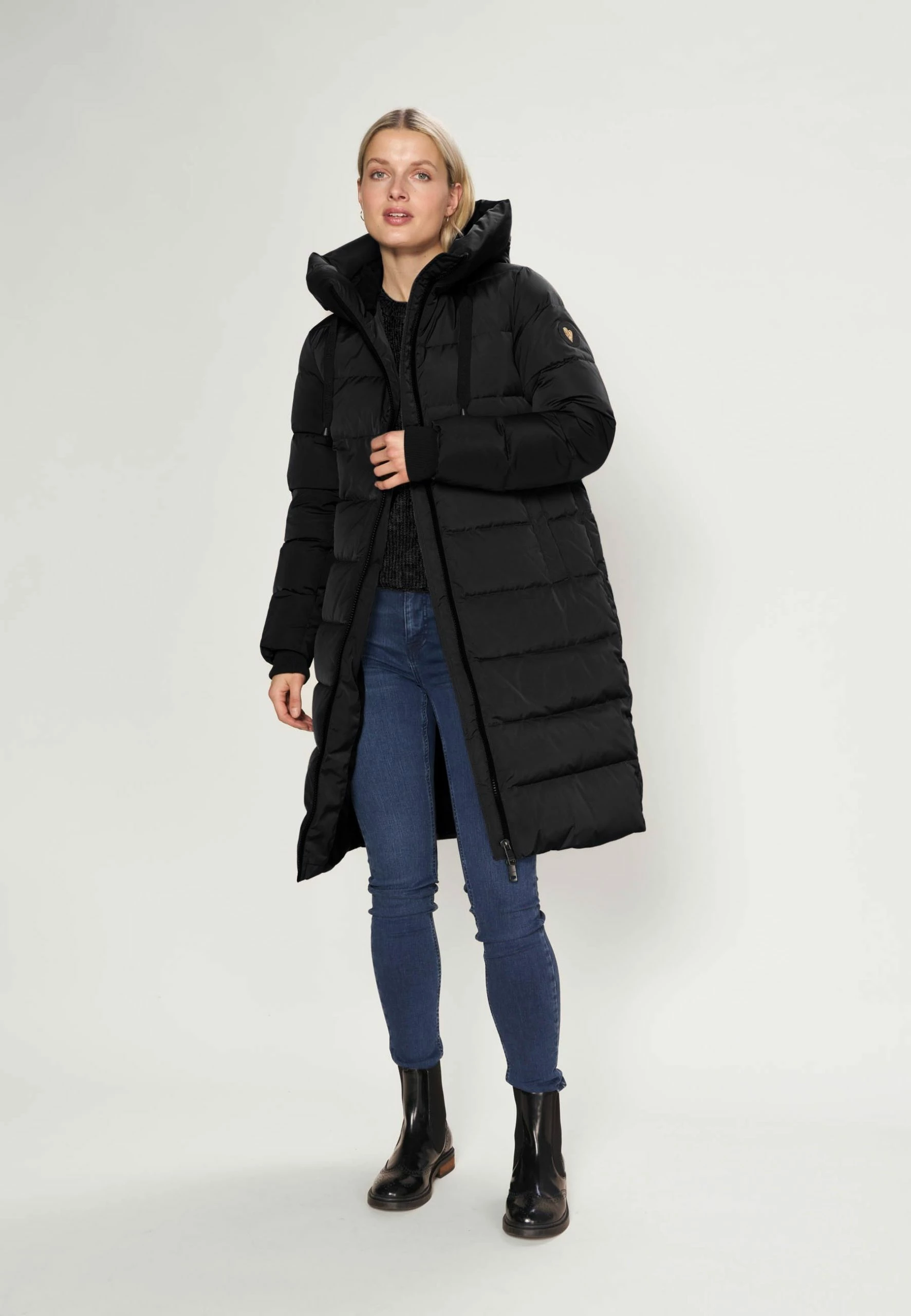 Mos Mosh Nova Coat - Donsjas - Black 4 Mos Mosh Nova Coat - Donsjas - Black - Afbeelding 2