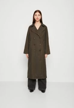 WEEKDAY Ezra Coat - Trenchcoat - Brown