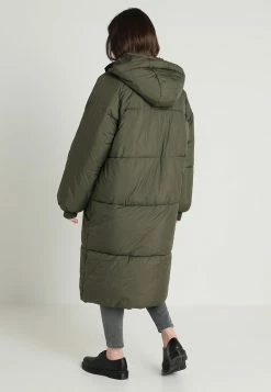 Ladies Oversize Puffer Coat - Winterjas - Darkolive/Beige -ONLY shop 6a8bda1025c04c2d93e709b39433dac3