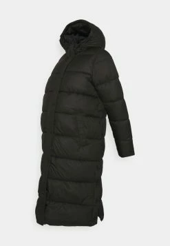 ONLY MATERNITY Olmcammie Long Quilted Coat - Winterjas - Black -ONLY shop 6ba6cf8a0cb547da9fcedbb6ab847424