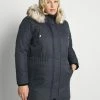 ONLY CARMAKOMA Carirena Coat - Winterjas - India Ink -ONLY shop 6c359c17bb71449da276afcdb003a331