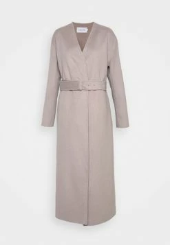 Calvin Klein Maxi Coat - Mantel - Cinder -ONLY shop 6cbc303c63dc4ee49032c349c78dcaec