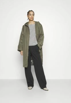 Marc O'Polo Coat Long Padded Fixed Hood Zipper Drawstring Waist - Parka - Olive Crop 12 Marc O'Polo Coat Long Padded Fixed Hood Zipper Drawstring Waist - Parka - Olive Crop -ONLY shop 6cd0b9c873fa40e39e8986d9e3a9a958