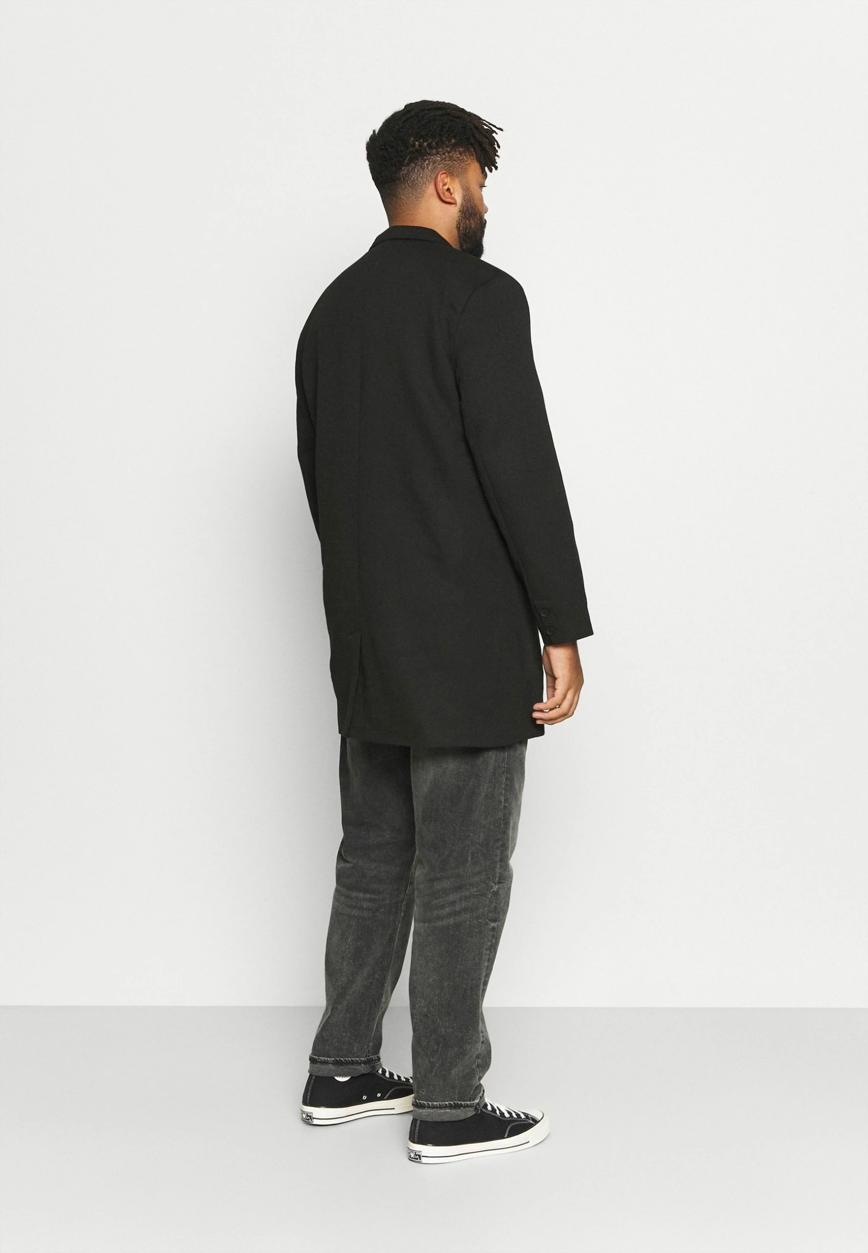 Only & Sons Onsjulian King Coat- Halflange Jas - Black 5 Only & Sons Onsjulian King Coat- Halflange Jas - Black - Afbeelding 3