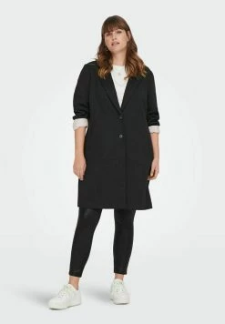ONLY CARMAKOMA Carcarrie Coat - Mantel - Black -ONLY shop 7154e932ff8e4b0cb0b88faa067aa03d