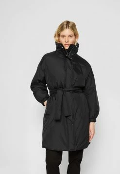 Marc O'Polo Coat Padded Oversized Belted Stand-Up Collar- Winterjas - Black
