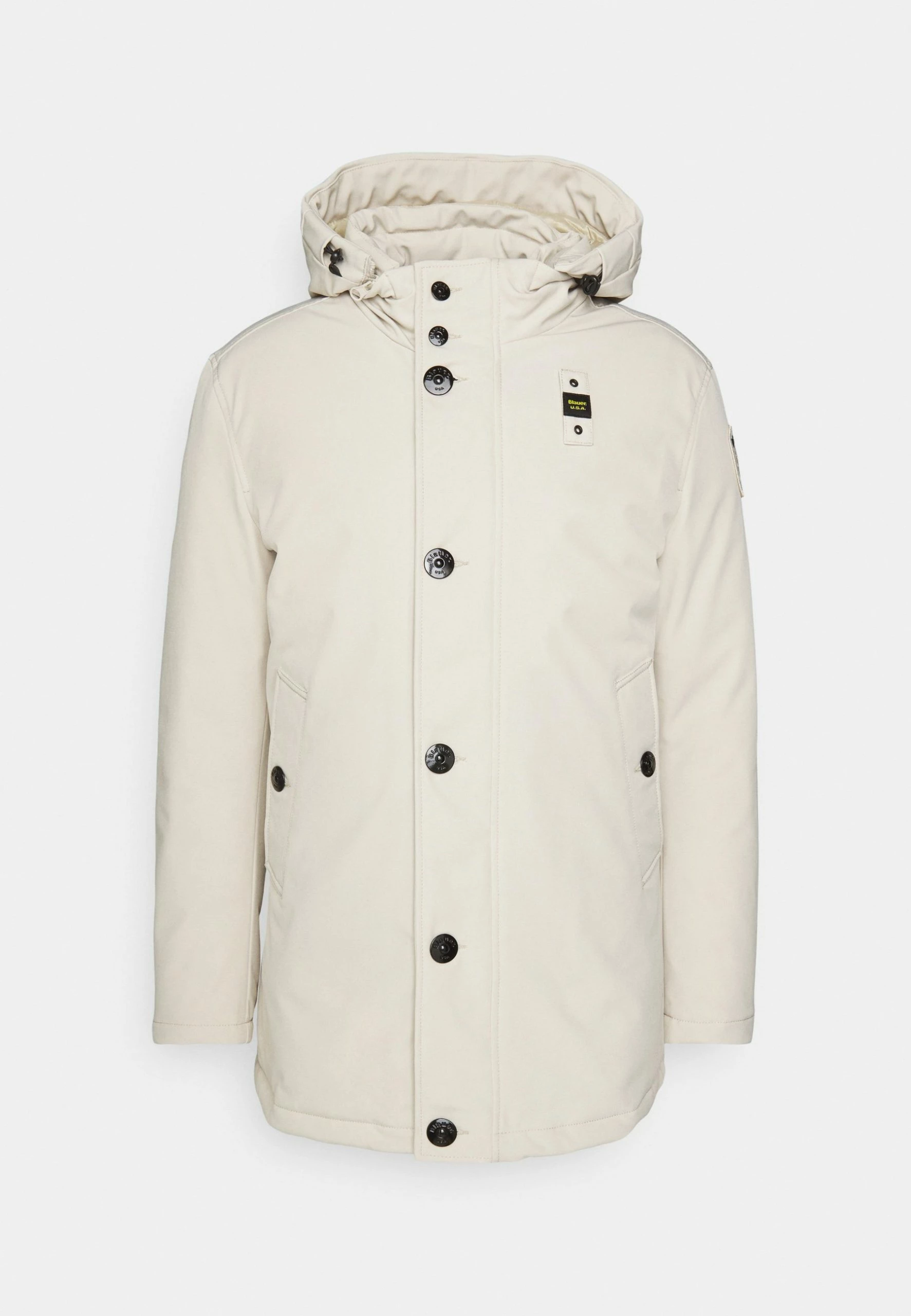 Blauer Long Jacket Coat Detachable Hoodie - Gewatteerde Jas - Pelican 8 Blauer Long Jacket Coat Detachable Hoodie - Gewatteerde Jas - Pelican - Afbeelding 6