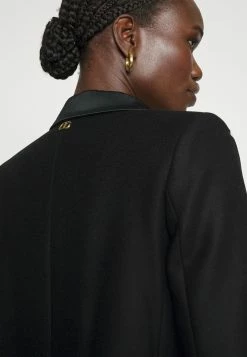 TWINSET Woven Coat - Mantel - Nero -ONLY shop 7586a0003db749a385de314cd1277cc2