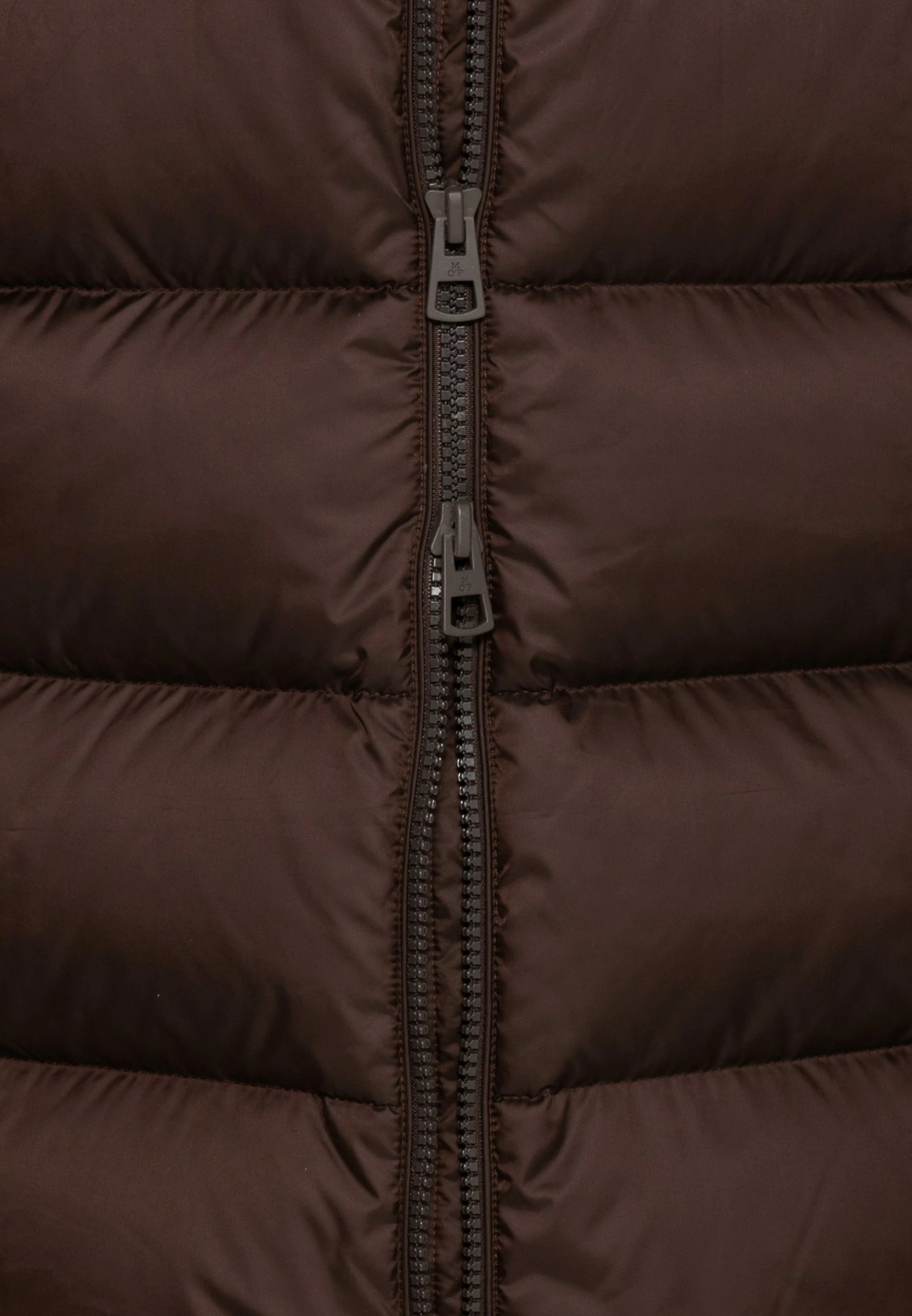 Marc O'Polo Coat Long Fix Hood With Drawstring Long Zipper - Donsjas - Hickory Brown 5 Marc O'Polo Coat Long Fix Hood With Drawstring Long Zipper - Donsjas - Hickory Brown - Afbeelding 3