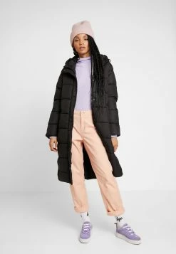 ONLY Onlcammie Long Quilted Coat - Winterjas - Black -ONLY shop 7b5decc9d9b54d00bcc753b0257f29f4