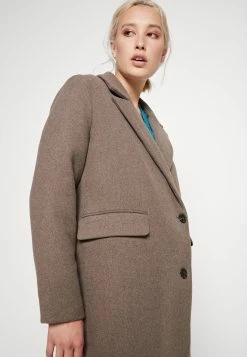 Vero Moda Vmvenetavega Long Wool Coat - Mantel - Chocolate Chip/Solid -ONLY shop 7c5db7dce1504482a94d52447599c0f4