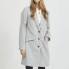 Vila Vileovita Coat - Mantel - Light Grey Melange -ONLY shop 7d1c3be699dc4fd8a04e17297572915d