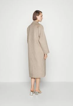 Selected Femme Slfnew Tama Coat - Mantel - Sandshell -ONLY shop 7fa8833ba0004c8398b7318e356b7bdb