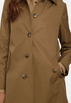 Hooded Lined Coat - Halflange Jas - New Tan -ONLY shop 7fe7eb3c17ed470caba2344b6f1a3dab