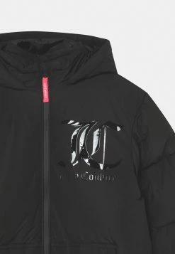 Juicy Couture Longline Coat - Winterjas - Black -ONLY shop 8440f3e831e743d9ad9dcdbc8b89e593