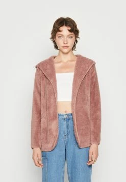 ONLY Onlcontact Hood Sherpa Coat - Lichte Jas - Woodrose