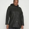 Vero Moda Curve Vmirina Sofine Coated Coat- Lichte Jas - Black -ONLY shop 8612c284c935467aace985759f87ae52