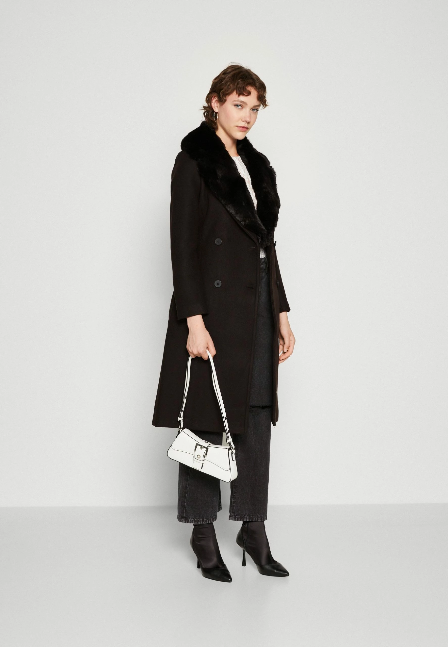 Forever New Nicole Collar Coat - Mantel - Black 4 Forever New Nicole Collar Coat - Mantel - Black - Afbeelding 2